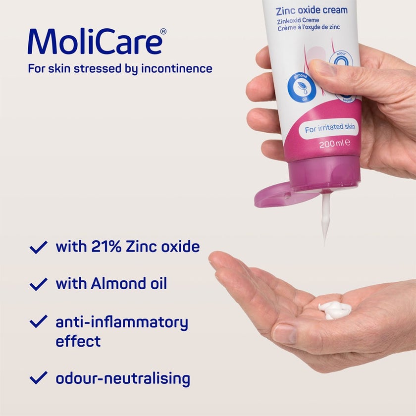 Hartmann MoliCare Skin Zinc Oxide With Almond Oil For Irritated Skin 200ml