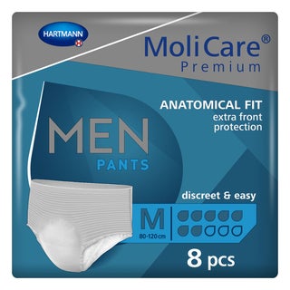 Hartmann MoliCare Premium Adult Men Pants, Medium Size, 80-120cm, Pack of 8’s