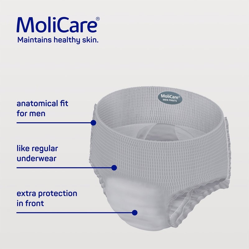 Hartmann MoliCare Premium Adult Men Pants, Medium Size, 80-120cm, Pack of 8’s
