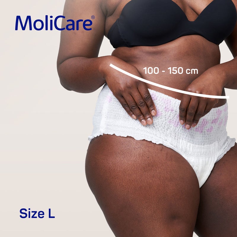 Hartmann MoliCare Premium Adult Lady Pants, Large Size, 100-150cm, Pack of 7’s