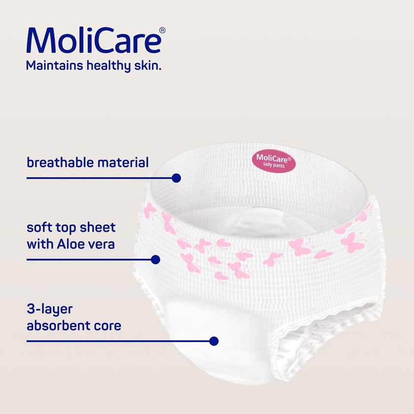 Hartmann MoliCare Premium Adult Lady Pants, Large Size, 100-150cm, Pack of 7’s