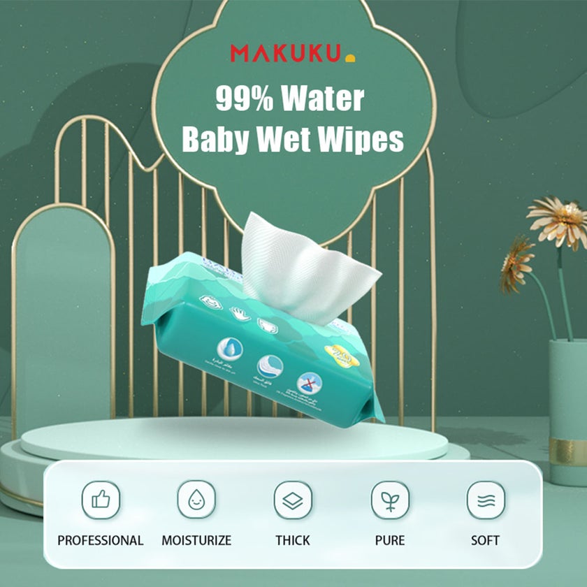 Makuku Baby Wet Wipes, Pack of 20’s