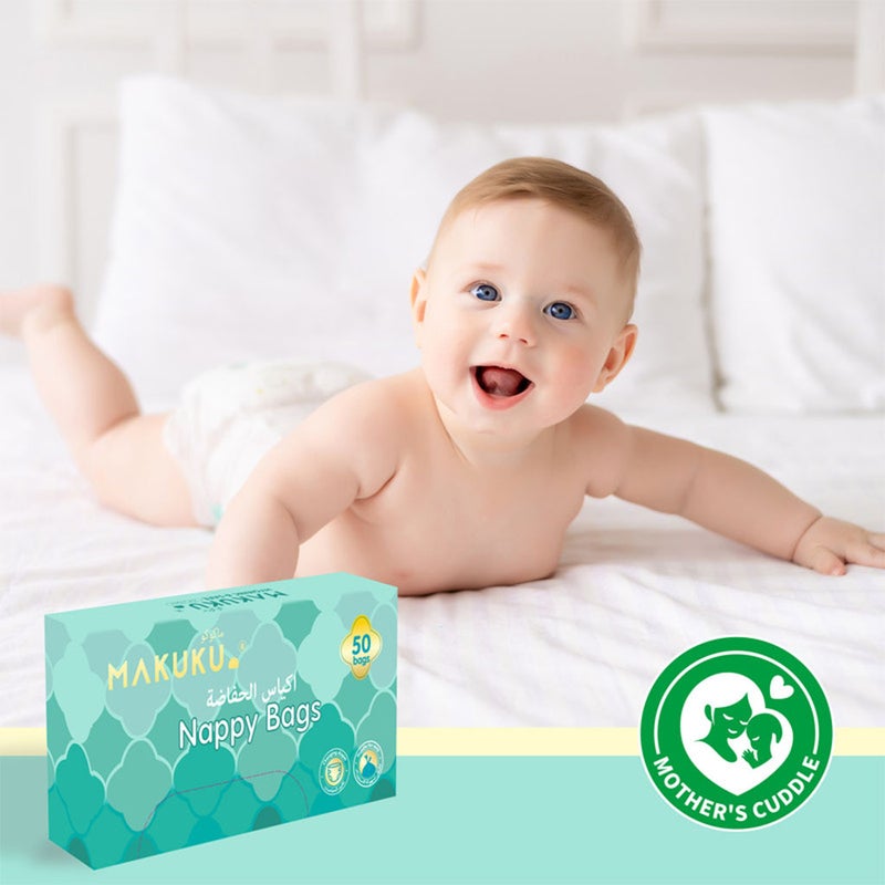 Makuku Baby Nappy Disposal Bags, Pack of 50’s