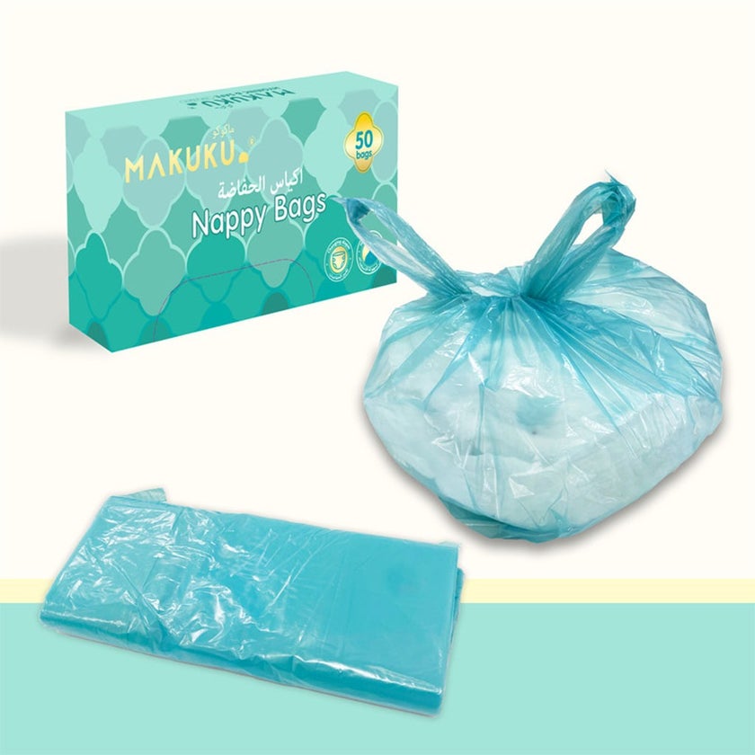 Makuku Baby Nappy Disposal Bags, Pack of 50’s