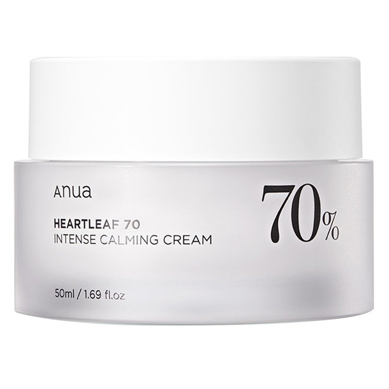 Anua Heartleaf 70% Intense Calming Facial Cream For Dry & Sensitive Skin 50ml