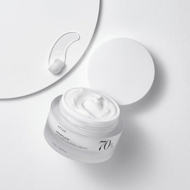 Anua Heartleaf 70% Intense Calming Facial Cream For Dry & Sensitive Skin 50ml