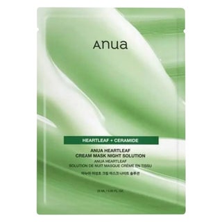 Anua Heartleaf Night Solution Face Cream Sheet Mask 25ml, Pack of 10’s 
