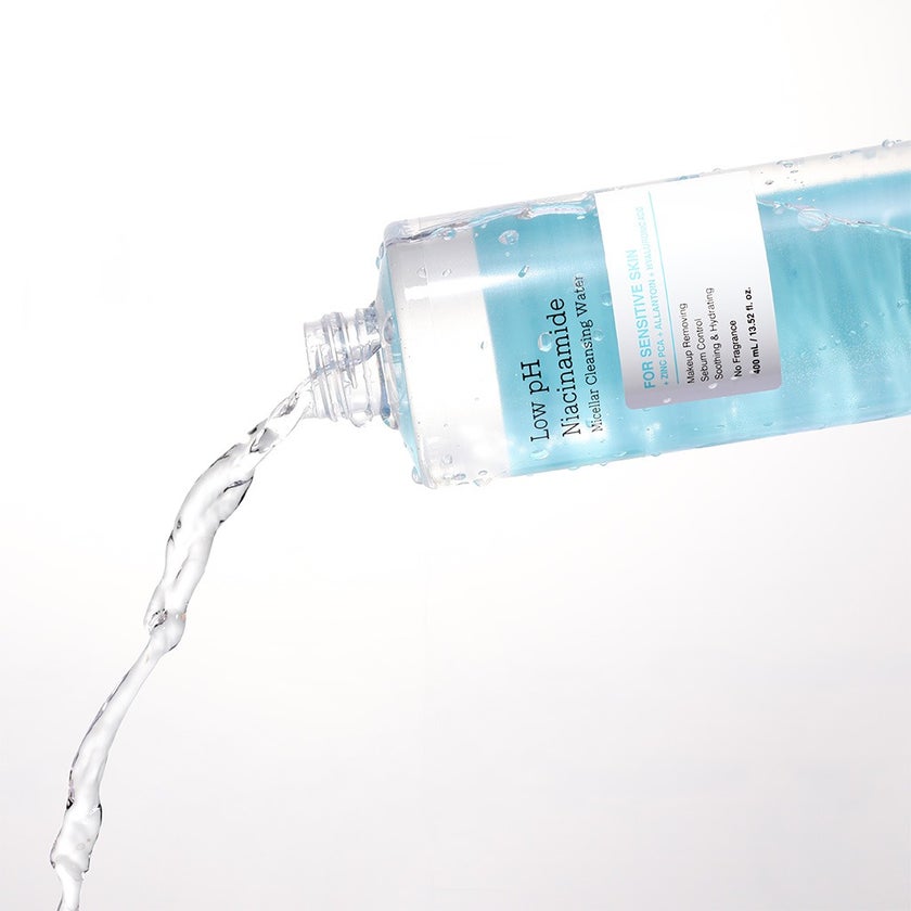 Cosrx Low pH Niacinamide Make up Removal & Micellar Cleansing Water For Sensitive Skin 400ml 