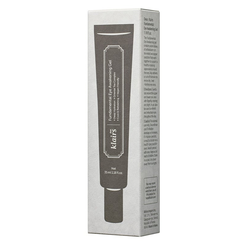Dear Klairs Fundamental Eye Awakening Gel For Dark Circles & Undereye Puffiness 35ml