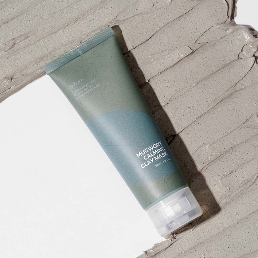 Isntree Real Mugwort Calming Clay Face Mask For All Skin Types 100ml
