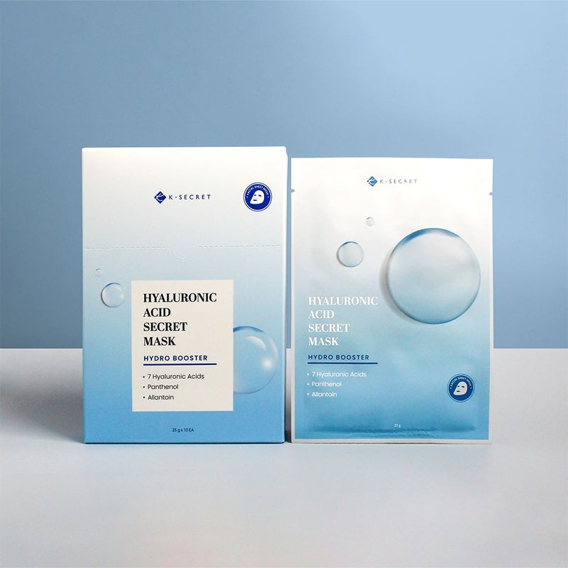 K-Secret Hyaluronic Acid Secret Hydro Booster Face Sheet Mask 25g, Pack of 1’s