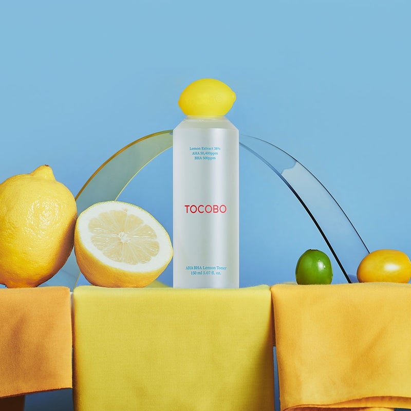Tocobo AHA BHA Lemon Facial Toner For Bright & Clear Skin 150ml 