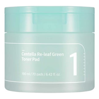 Numbuzin No 1 Centella Re Leaf Green Calming Facial Toner Pads 190ml, Pack of 70’s
