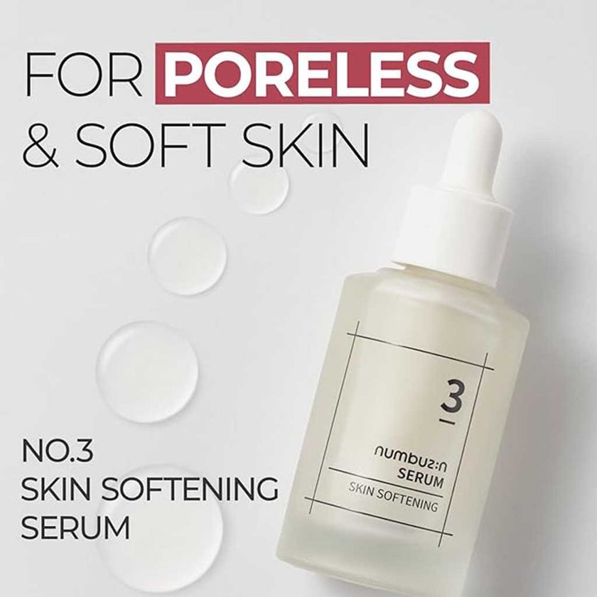 Numbuzin No 3 Skin Softening Face Serum 50ml