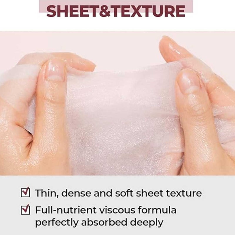 Numbuzin No 3 Tingle Pore Softening Facial Sheet Mask 27g, Pack of 4’s