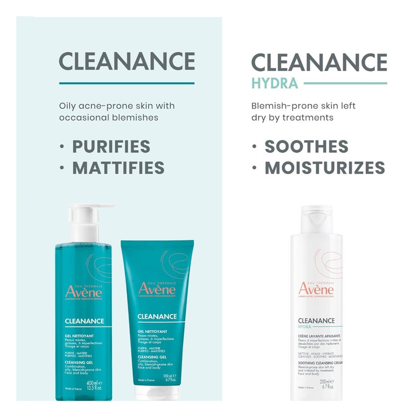 Avene Cleanance Cleansing Gel For Face & Body 400ml