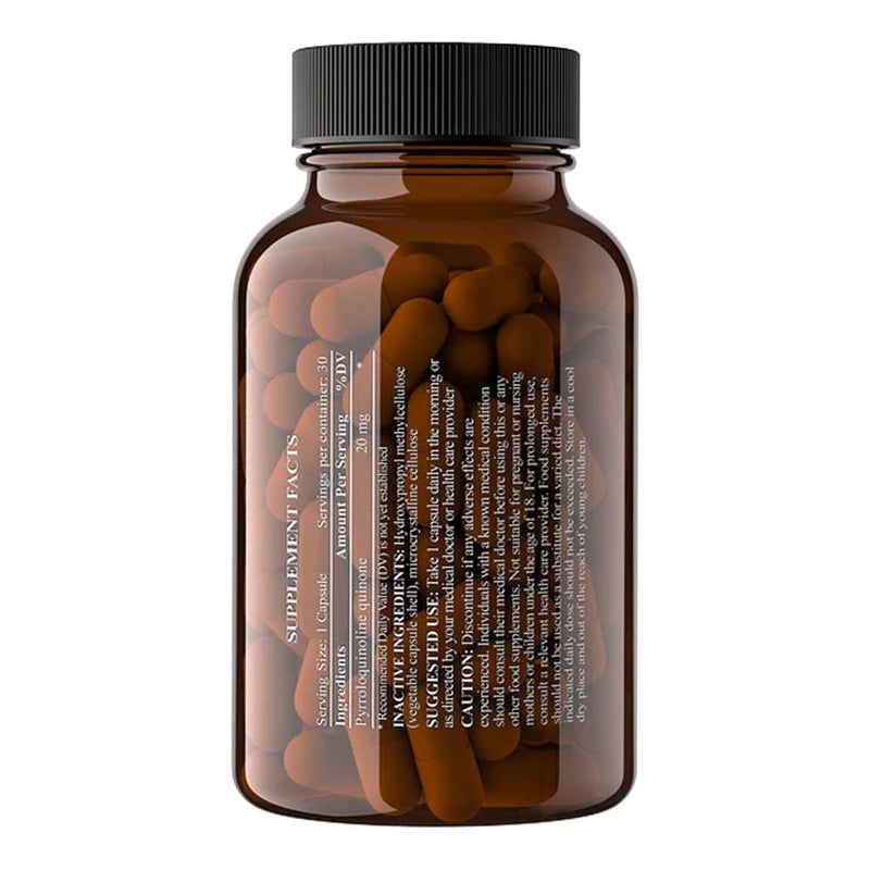Charava PQQ 20mg Antioxidant Supplement Capsules, Pack of 30's 
