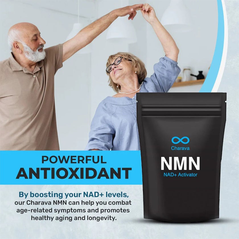 Charava NMN Antiaging Supplement NAD+ Activator Powder 15g - 30 Servings 