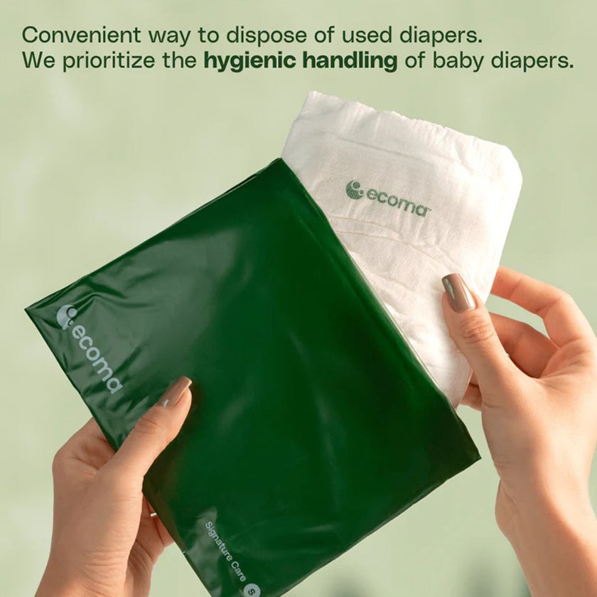 Ecoma Signature Care Baby Diapers, Small Size, 4-8 Kg, Pack of 22's