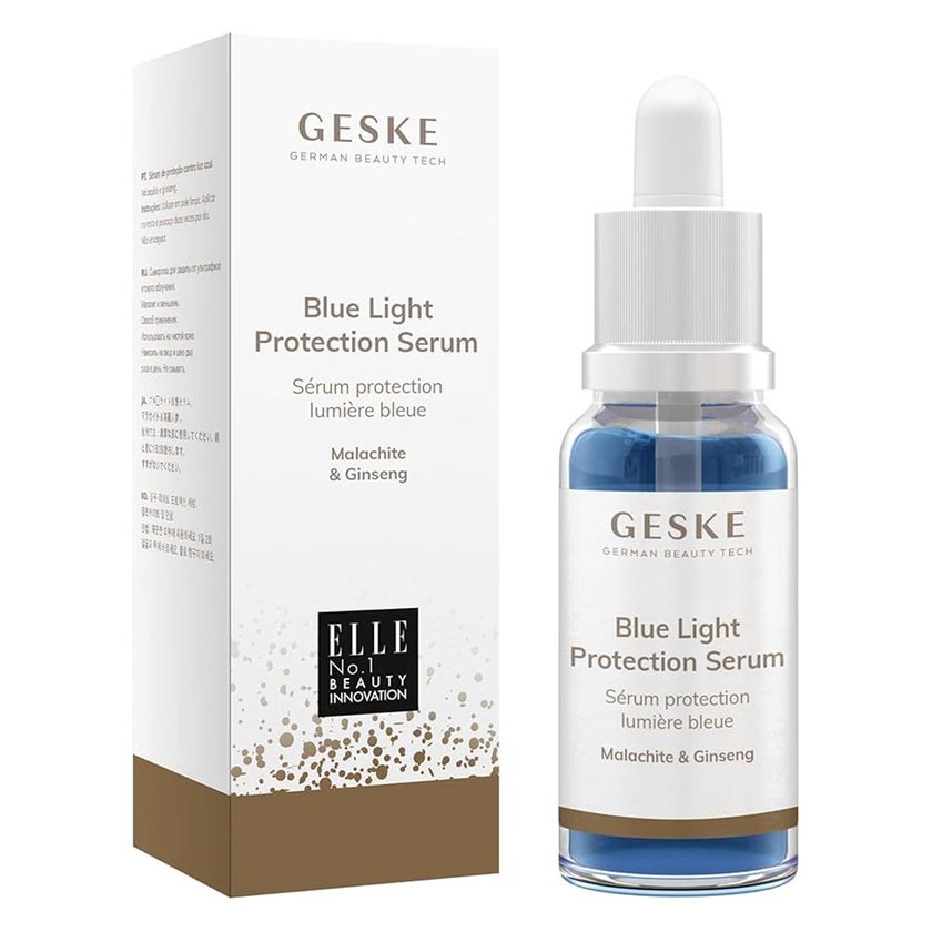 Geske Blue Light Protection Face Serum With Malachite & Ginseng 30ml