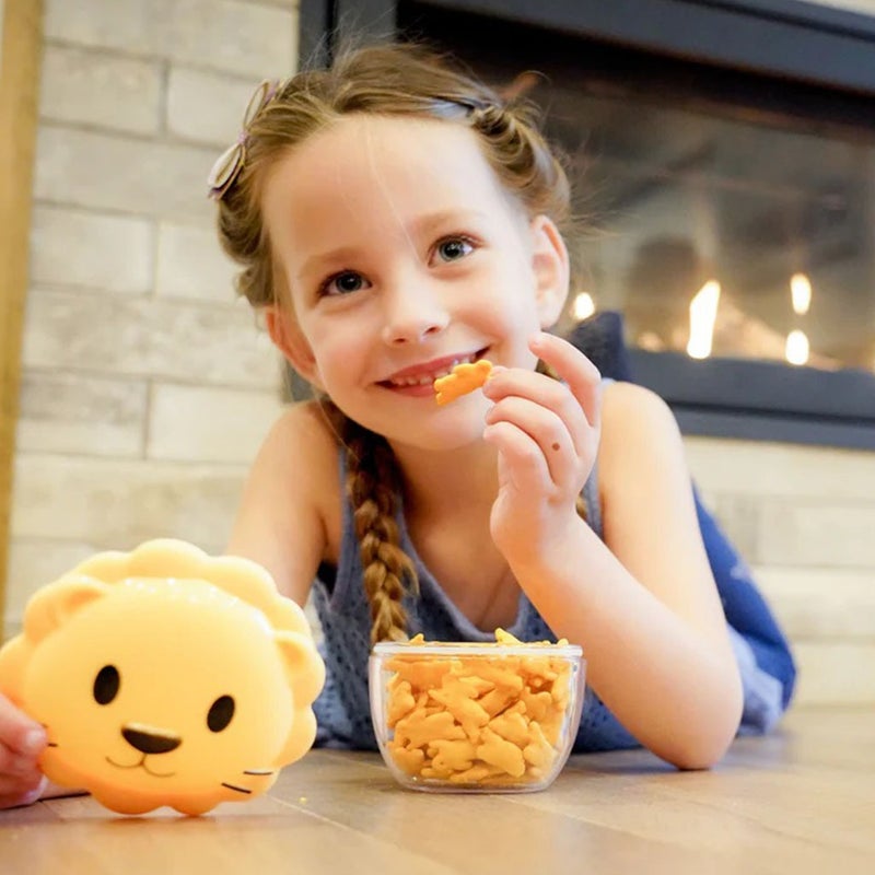 Melii Kids Snack Container - Lion 232 ml, Pack of 1's