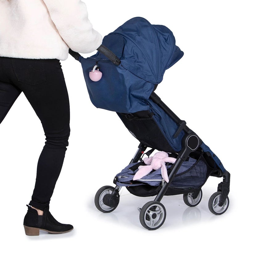 Melii Baby Pacifier Pod, Color - Pink/Grey