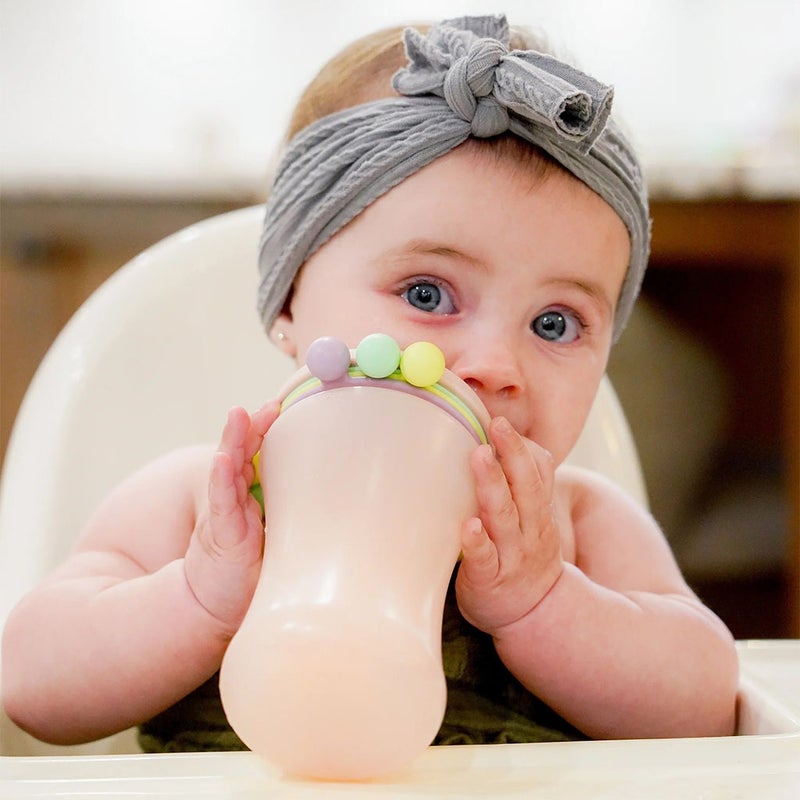 Melii Abacus Baby Feeding Sippy Cup With Straw From 12+ Months - Mint Color 340ml