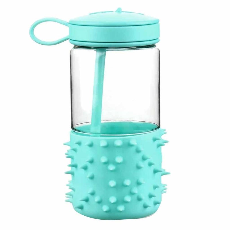Melii Spikey Water Bottle For 12 To 24 Months - Mint Color, 500ml