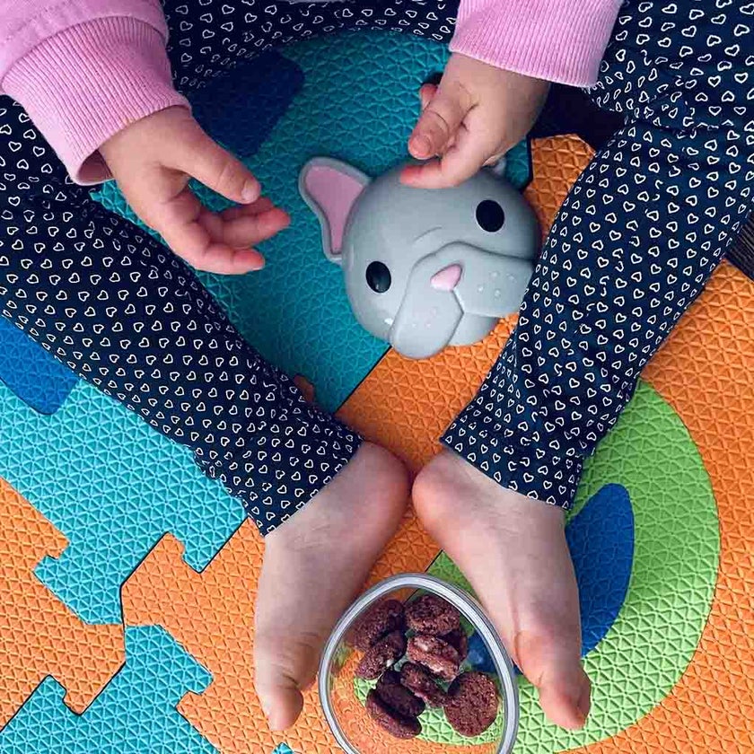 Melii Kids Snack Container - Brown Bear 232ml