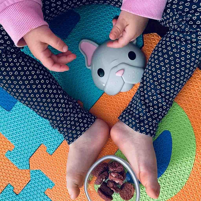 Melii Kids Snack Container - Purple Cat 232ml