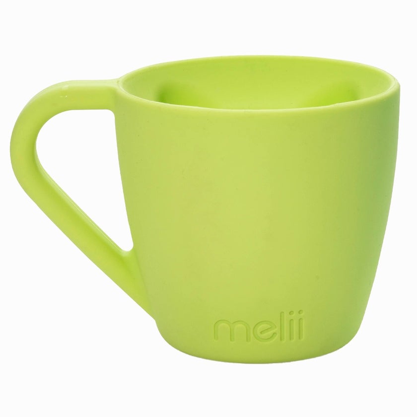 Melii Silicone Bear Baby Mug From 12+Months - Mint & Turquoise Color 200ml, Pack of 2’s