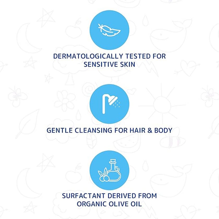 Friendly Organic Baby Shampoo & Body Wash For Hair & Body 400ml