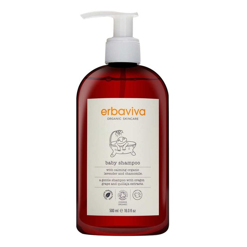 Erbaviva Organic Skincare Baby Shampoo With Chamomile & Mandarin 500ml
