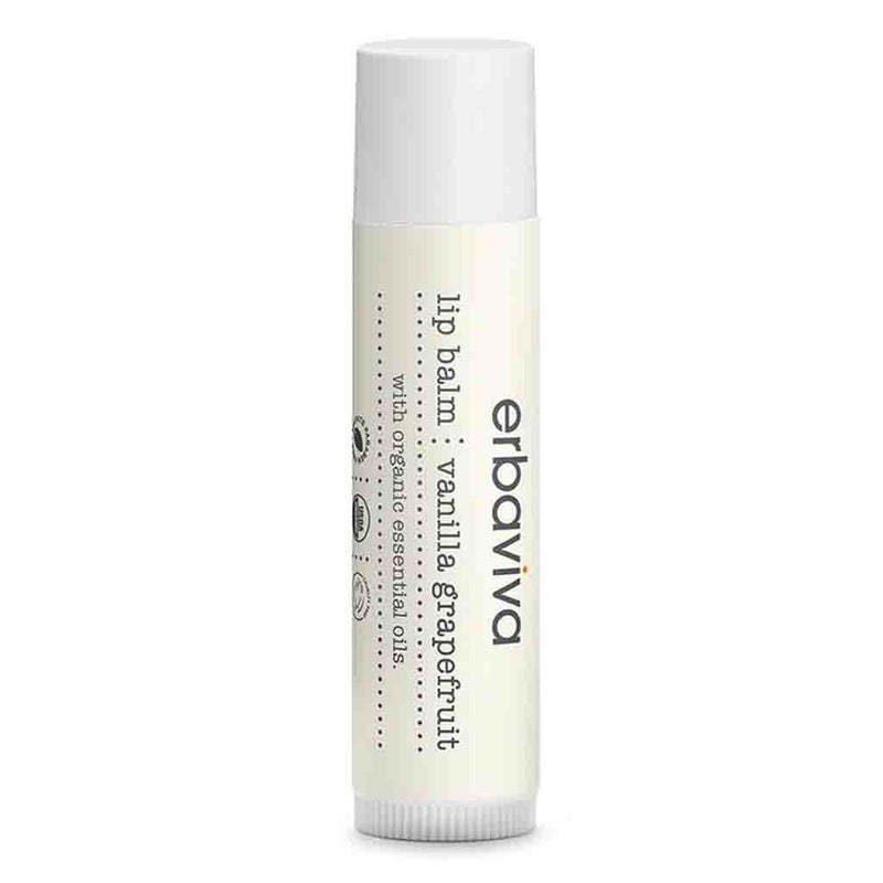 Erbaviva Organic Skincare Vanilla Grapefruit Lip Balm For Dry & Chapped Lips 4.5g