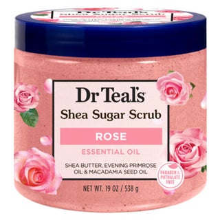 Dr Teal's Shea Sugar Rose Body Scrub With Shea Butter & Essential Oils 538g
