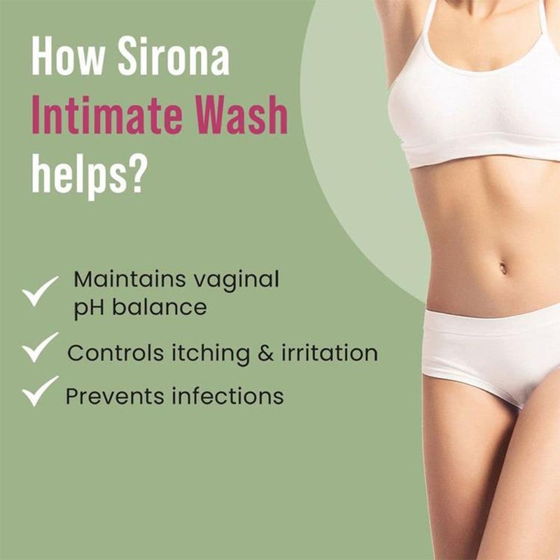 Sirona Refreshing & pH Balanced Feminine Intimate Wash 200ml