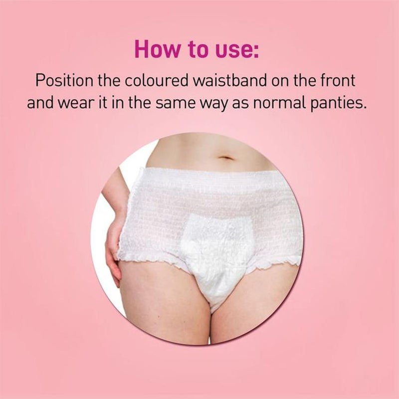 Sirona Disposable Period Panties, Size Small - Medium, Pack of 5’s