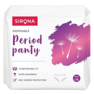 Sirona Disposable Period Panties, Size Large - Extra Large, Pack of 5’s