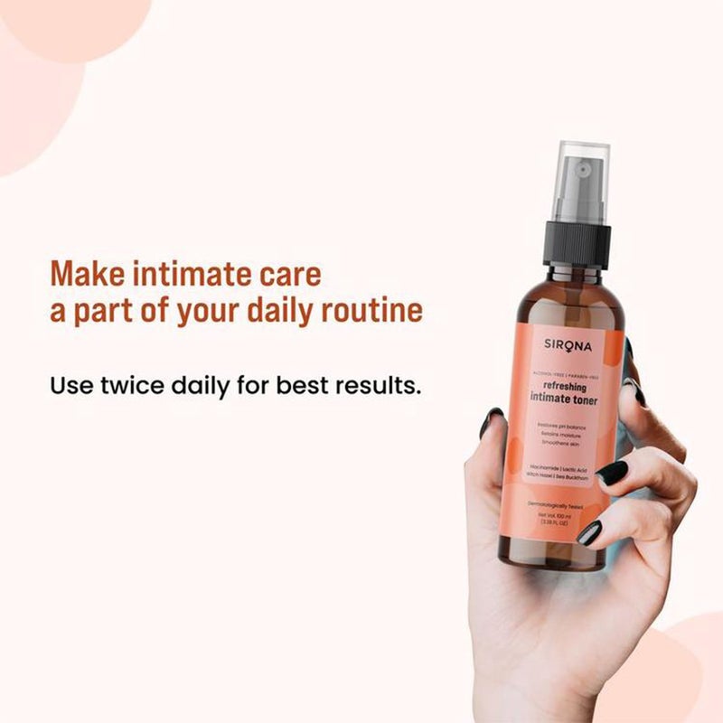 Sirona Refreshing & pH Balance Intimate Toner For Men & Women 100ml