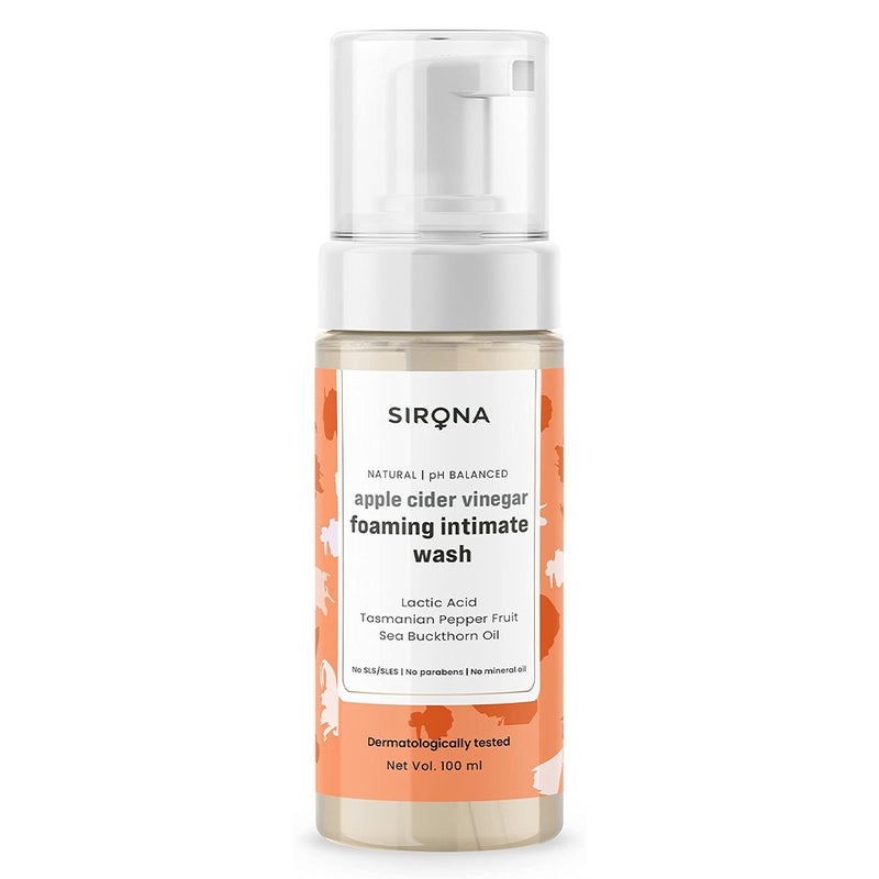 Sirona Apple Cider Vinegar Foaming Intimate Wash 100ml