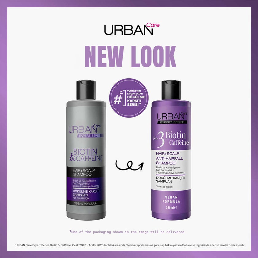 Urban Care Expert Series No 3 Biotin & Caffeine Anti Hair Fall Shampoo 350ml