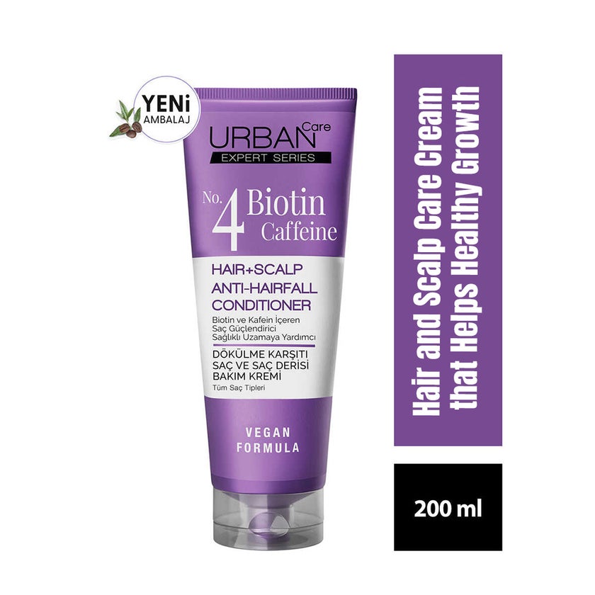 Urban Care Expert Series No 4 Biotin & Caffeine Hair & Scalp Anti Hair Fall Conditioner 200ml