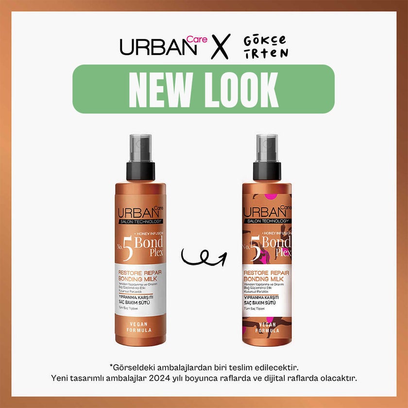 Urban Care Honey Infusion No 5 Bond Plex Restore Repair Bonding Milk Hair Spray 200ml