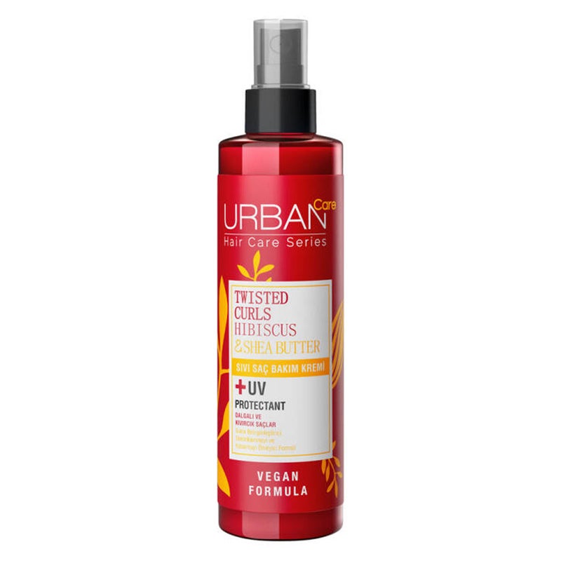 Urban Care Twisted Curls Hibiscus & Shea Butter UV Protectant Hair Care Cream For Curly Hair 200ml