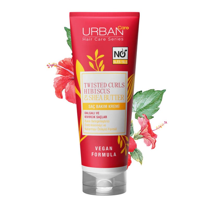 Urban Care Twisted Curls Hibiscus & Shea Butter Hair Care Conditioner 250ml 