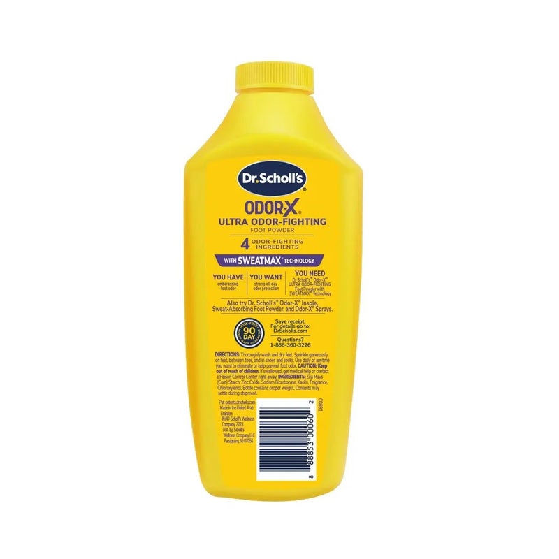 Dr. Scholl's Odor-x Ultra Odor-Fighting Foot Powder 177g
