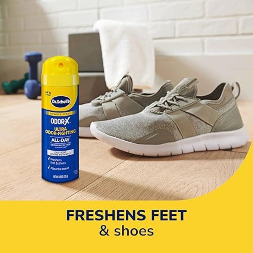 Dr. Scholl's Odor-x Ultra Odor-Fighting Foot Powder Spray 133g