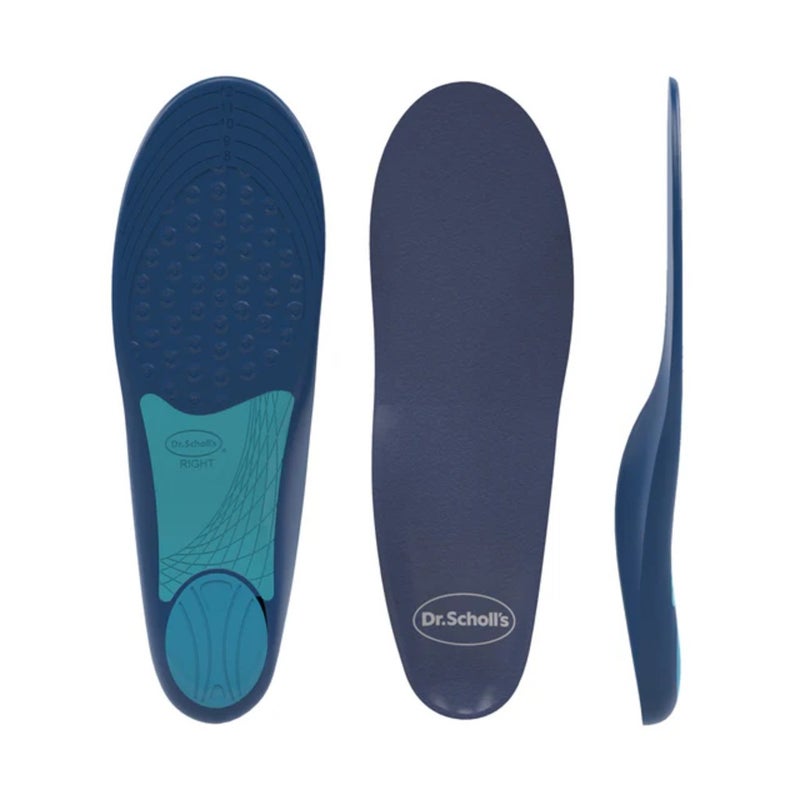 Dr. Scholl's Plantar Fasciitis All-Day Pain Relief Orthotics Heel Cushion Cup, Size 8-13 For Men - 1 Pair