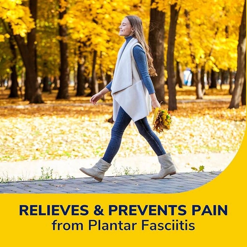 Dr. Scholl's Plantar Fasciitis All-Day Pain Relief Orthotics Heel Cushion Cup, Size 6-10 For Women - 1 Pair