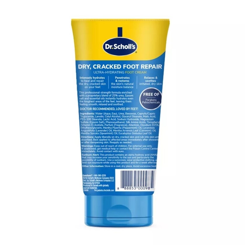 Dr. Scholl's Dry Cracked Foot Repair Ultra-Hydrating Foot Cream 99g
